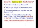 Subway Diet - How Much Weight Can You Really Lose?