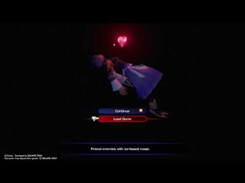 KINGDOM HEARTS birth by sleep 0.2 game over scene