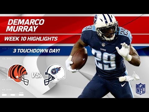 Video: DeMarco Murray Gets the Hat Trick w/ 3 TDs vs. Cincinnati! | Bengals vs. Titans | Wk 10 Player HLs