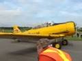 Harvard T6 RCAF 451 WW2 Aircraft Taxi past