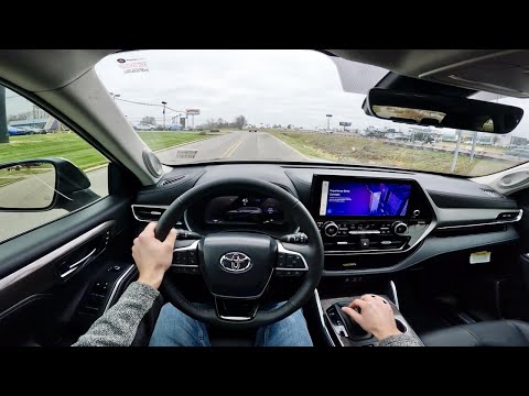 2023 toyota highlander limited awd  pov walkaround and test drive