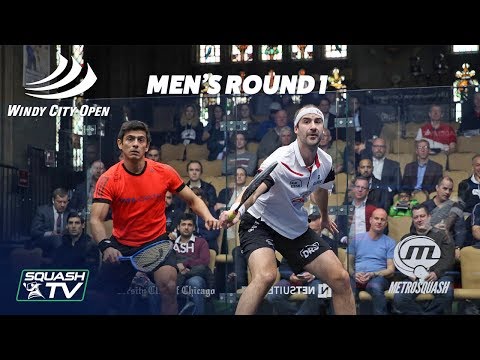 Squash: Windy City Open 2018 - Men's Rd 1 Roundup [Pt.1]