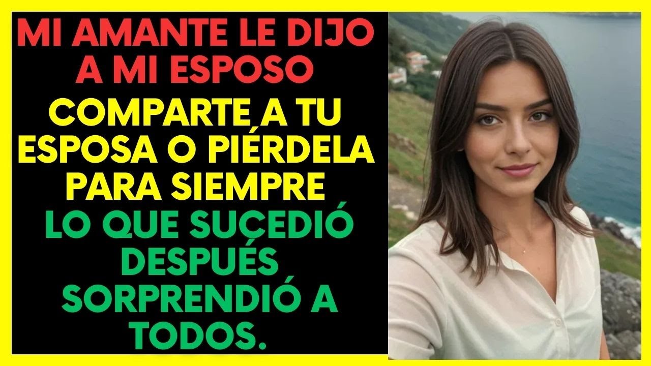 Llevé a mi amante a casa y le dije a mi esposo: 'Compárteme o piérdeme'