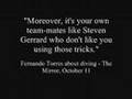 Steven Gerrard, the hypocrite