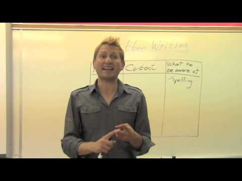 how to write official letter