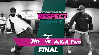 Jin vs a.k.a Two – 2021 RESPECT popping side Major Final