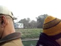 From Mayapur to Nabadwip on Ferry Boat with Kalyan, Mitali, Ashok , Archana , Chandan Seema , Sanghamitra , Ramu on 17th Jan 2010