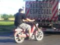ariel volviendo de los bosques de ezeiza  colgando con el garelli