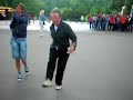 Leerkracht jumpend