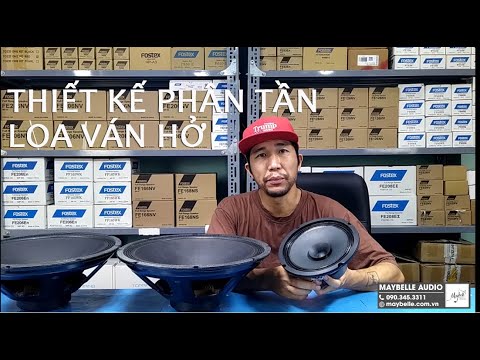 Thiết kế phân tần loa ván hở 2 đường tiếng sử dụng 2 cặp Eminence Alpha 15A và Visaton BG 20.