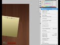 Sticky Notepad In Photoshop .mp4