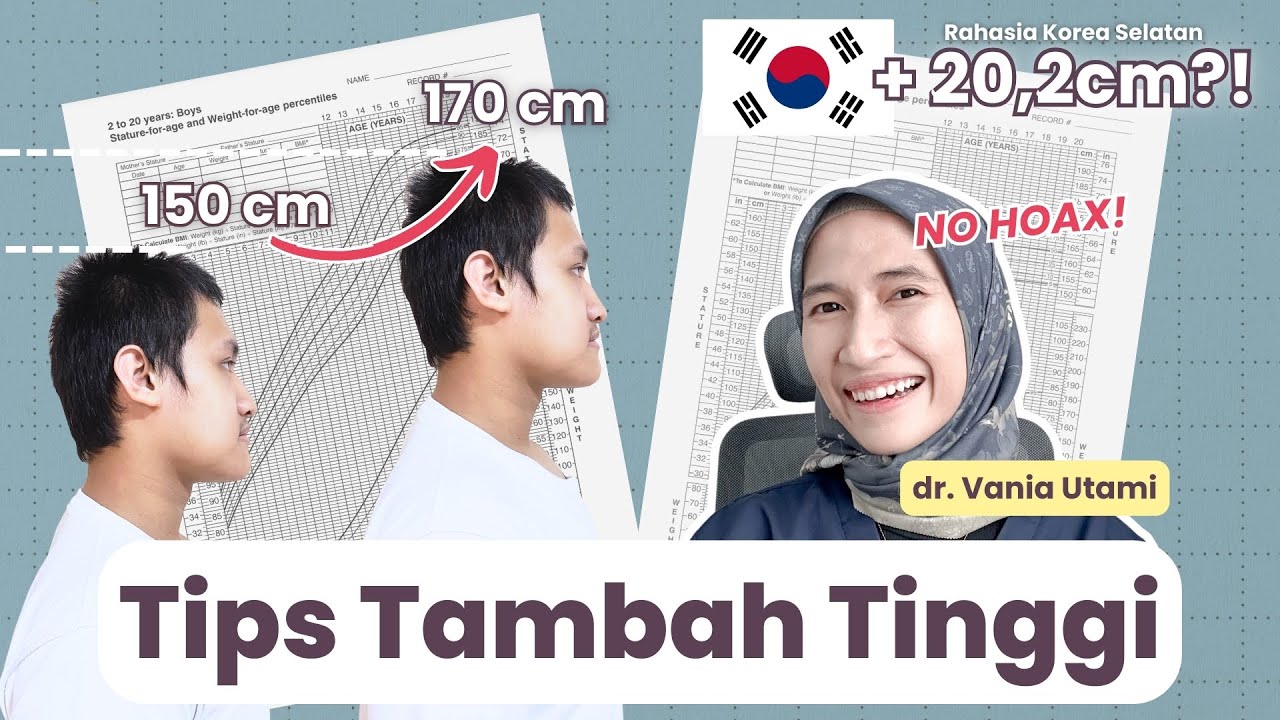 8 CARA MENAMBAH TINGGI BADAN ALAMI TERPERCAYA | dr. Vania Utami | Update 2024