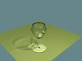 bean & glass by yafray bean & glass by yafray