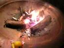 Chuck eats roasted marshmallows!!! Chuck eats roasted marshmallows!!!