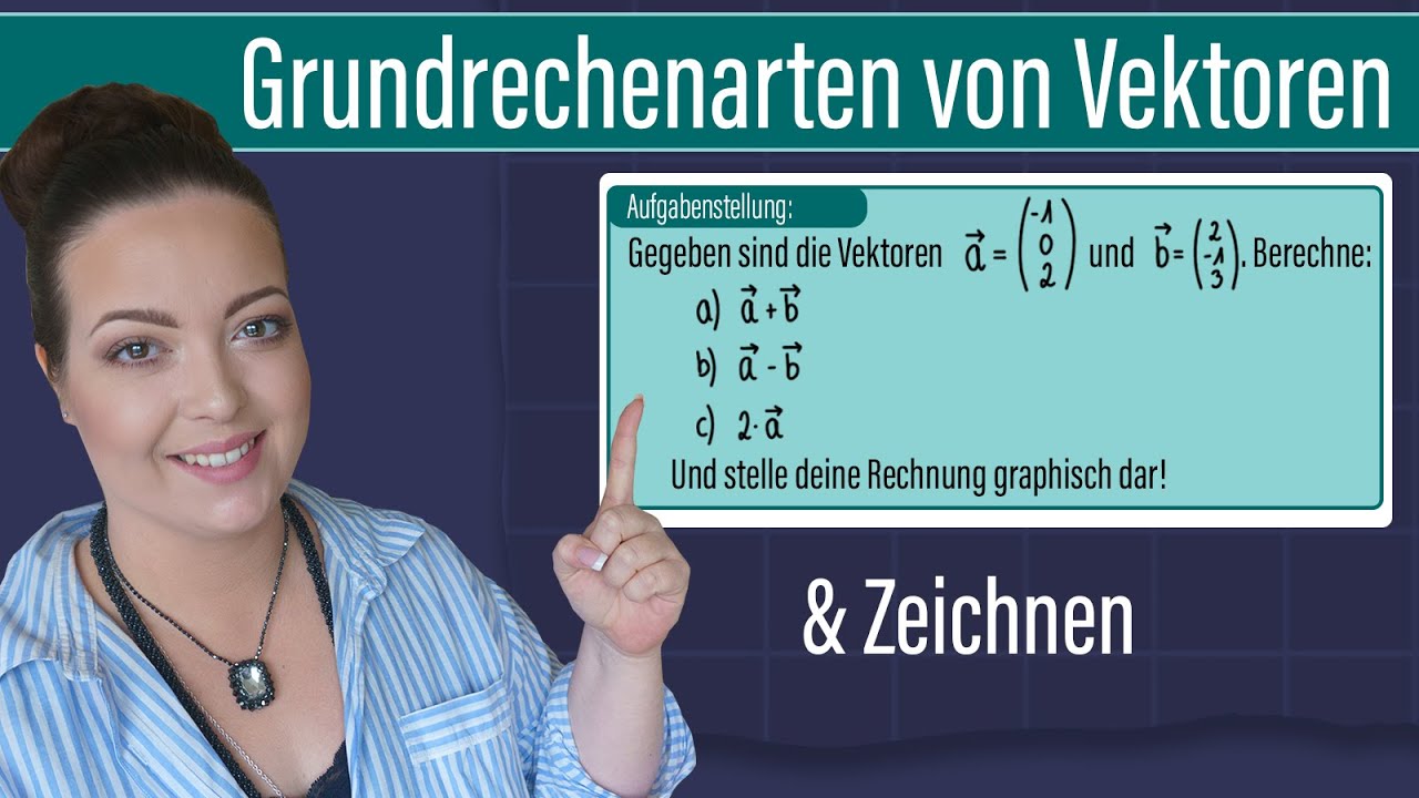 Grundrechenarten von Vektoren und graphische Darstellung der Ergebnisse