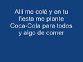 mecano me cole en una fiesta lyrics!