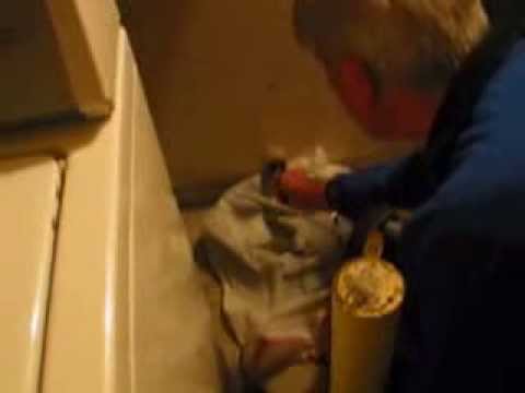 how to drain clogged washing machine