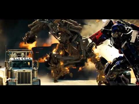 Transformers 2007 Final battle Part 1 Optimus Prime vs BoneCrusher Movie Clip Full HD