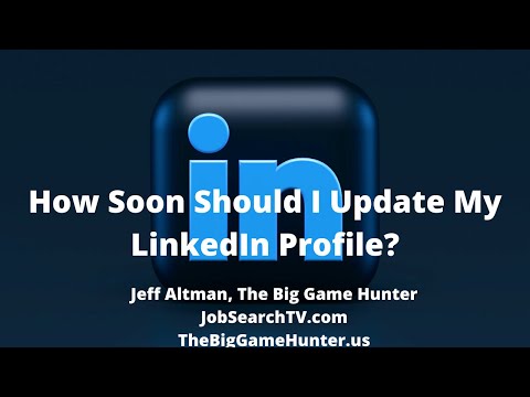 how to update linkedin profile