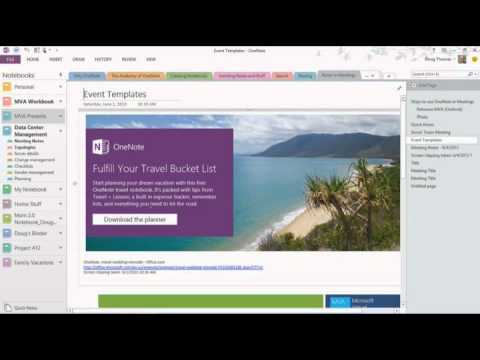 how to organize onenote