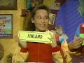 This test episode was shot so early Rockapella's clothes hadn't arrived yet! J/K, they wear street clothes at the end of The Case of the Purloined Pole as well.
