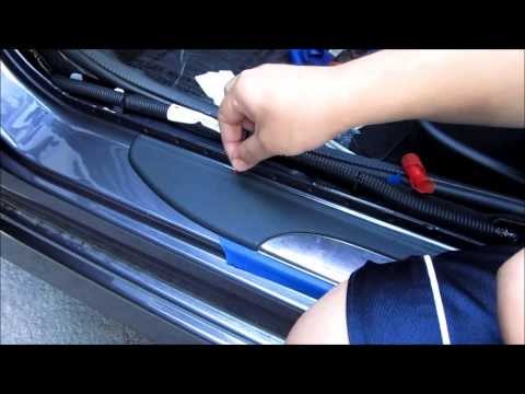 DIY 2013 2014 Honda Accord OEM Illuminated Door Sill Installation Part 2 of 3