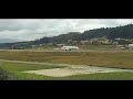 El McDonell Douglas MD-87 de Spanair EC-JYD despega de Alvedro hacia Barcelona.