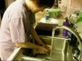 Pipsqueak gets a bath