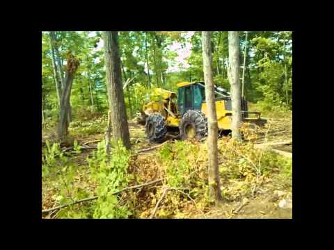 John Deere 648GIII pulling one big hitch in new york
