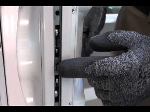 how to adjust sliding glass door
