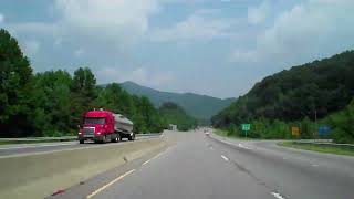 CANTON, NC to KNOXVILLE, TN I-40 Time Lapse 08/12/10
