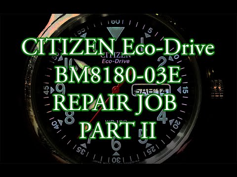 how to repair eco drive watch