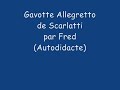 Gavotte Allegretto de Scarlatti