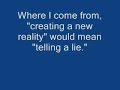 creating a new reality