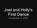 joel   hollys wedding first dance: surprise song!
