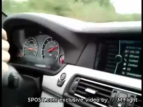 2012 BMW F10 M5 High Speed Autobahn Run 300kph/187mph