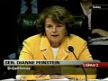 part 10 of 32  senate judiciary committee with alberto gonzales.  senator dianne feinstein questions gonzales. 7/24/07
keep in mind: gonzales was given each and every question he would be asked beforehand. nothing was a surprise - there was absolutely no 