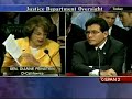 part 10 of 32  senate judiciary committee with alberto gonzales.  senator dianne feinstein questions gonzales. 7/24/07
keep in mind: gonzales was given each and every question he would be asked beforehand. nothing was a surprise - there was absolutely no 