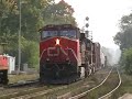 CN GP9 switching at Brantford Yard and then a surprise!