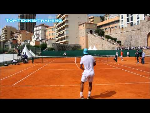Rafael Nadal vs David Ferrer 2014-COURT LEVEL VIEW