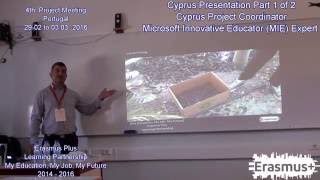 4th Project Meeting in Portugal - Cyprus Team Presentation Part 1 of 2