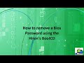 hp bios password - How To Remove A Bios Password Using The Hiren's Bootcd 15.1