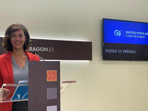 El PP Aragón pide a Lambán menos anuncios y más gestión.