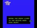 this fast-paced nes game is probably unfamiliar to most. however, those who have played breakthru know that it is a great game. your goal in the game is to recover a stolen aircraft from enemy forces. i'm not sure why they would want to steal an aircraft since they already have legions of troops, tanks, trucks, and helicopters. you are equipped with a 3-speed blue vehicle than can jump. however, one bullet will cause you to violently explode. stay alert!!!