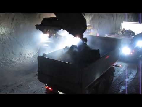 tunnel - Cat 980K med Pon 5,5m3 Sidetipp.