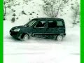 Partner snow drive session