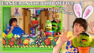Ed and Oucho in the CBBC Office - Edd the Duck