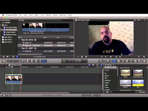 how to sync fcp