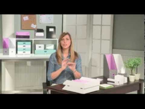 how to organize office supplies at work
