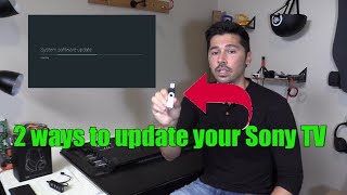 How to Update Sony TV Firmware with USB Drive